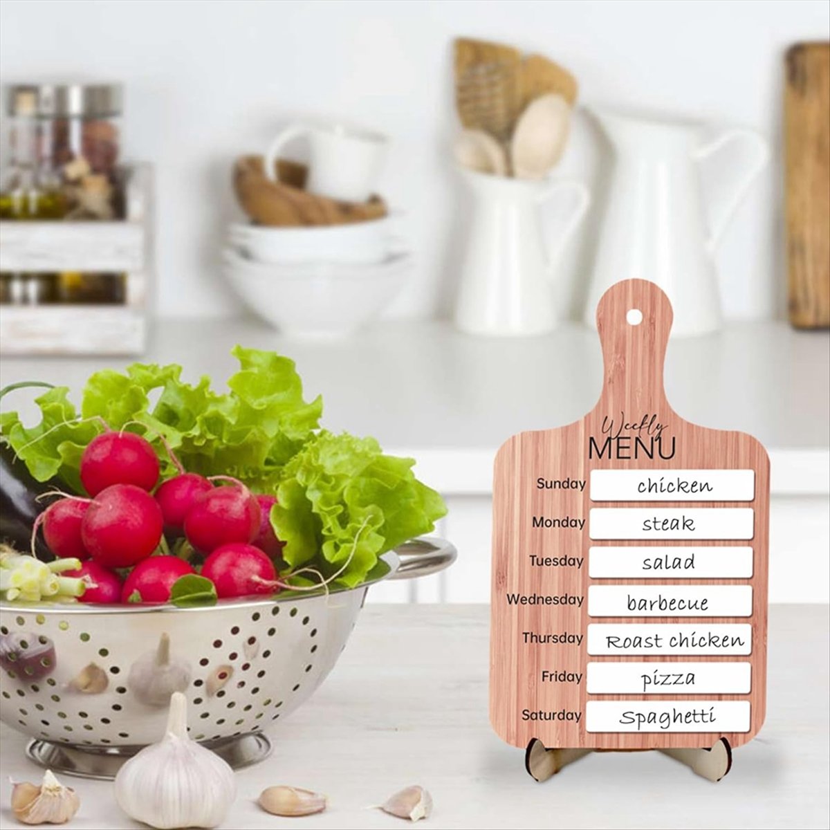 Meal Prep Weekly - Planificador de Comidas para el Refrigerador,