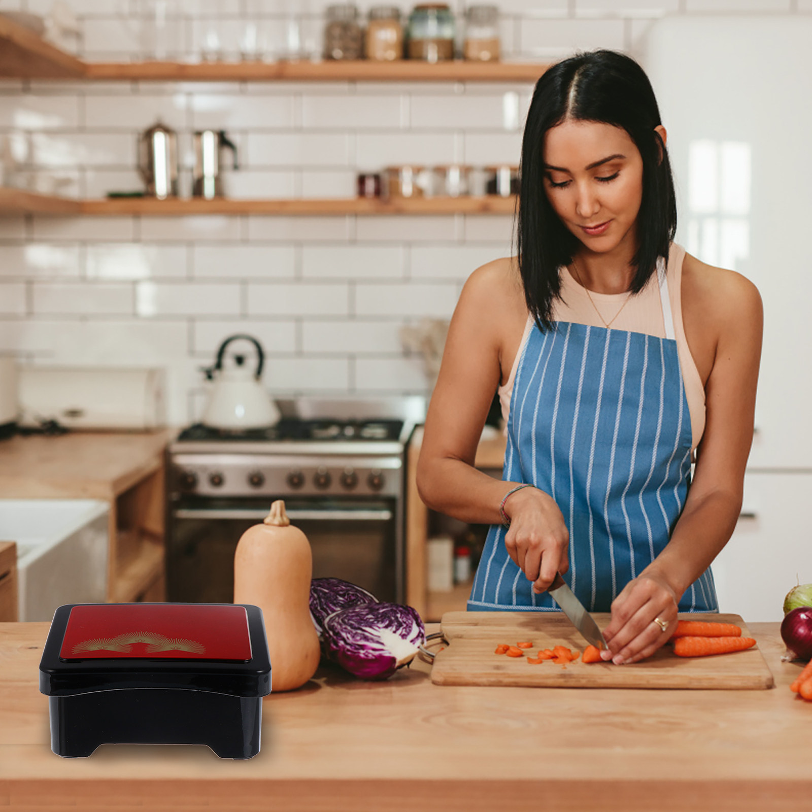 1 pieza de caja bento de acríl - Meal Prep Container reseña y precio