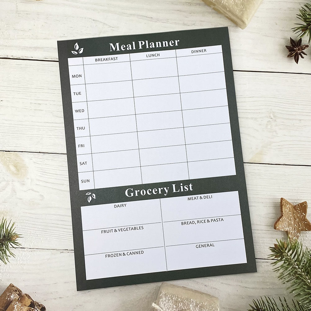 2 Cuadernos Elegantes para Pla - Meal Prep Weekly reseña y precio