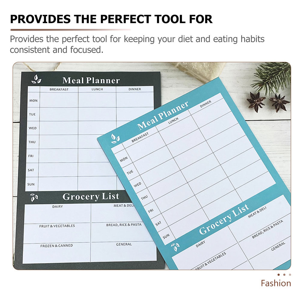 2 Cuadernos Elegantes para Pla - Meal Prep Weekly reseña y precio