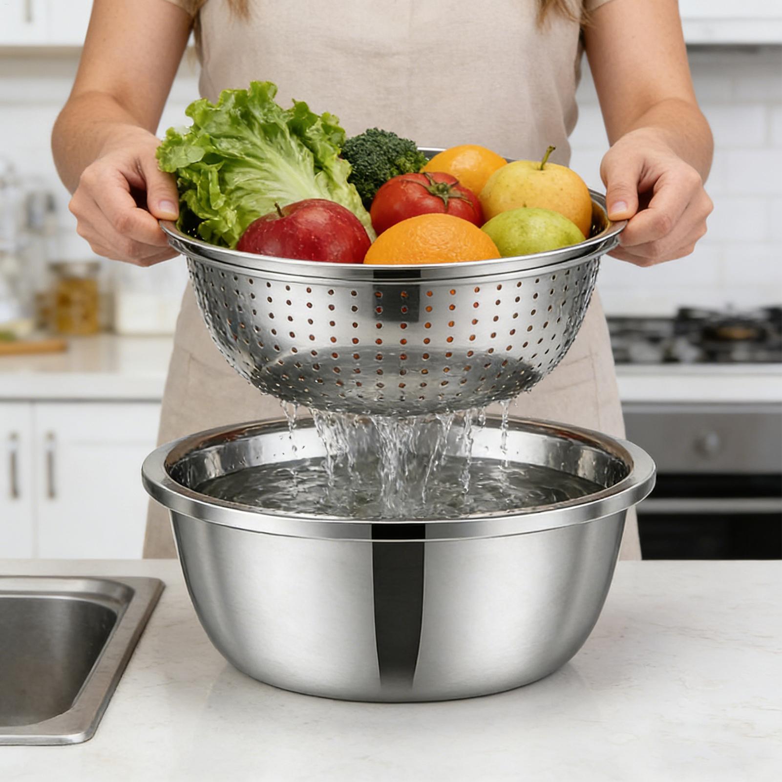 Cesta Coladora de Acero Inoxid - Meal Prep Pasta reseña y precio