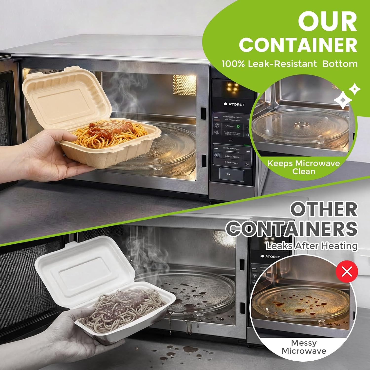 Paquete de 50 Contenedores Des - Meal Prep Container reseña y precio