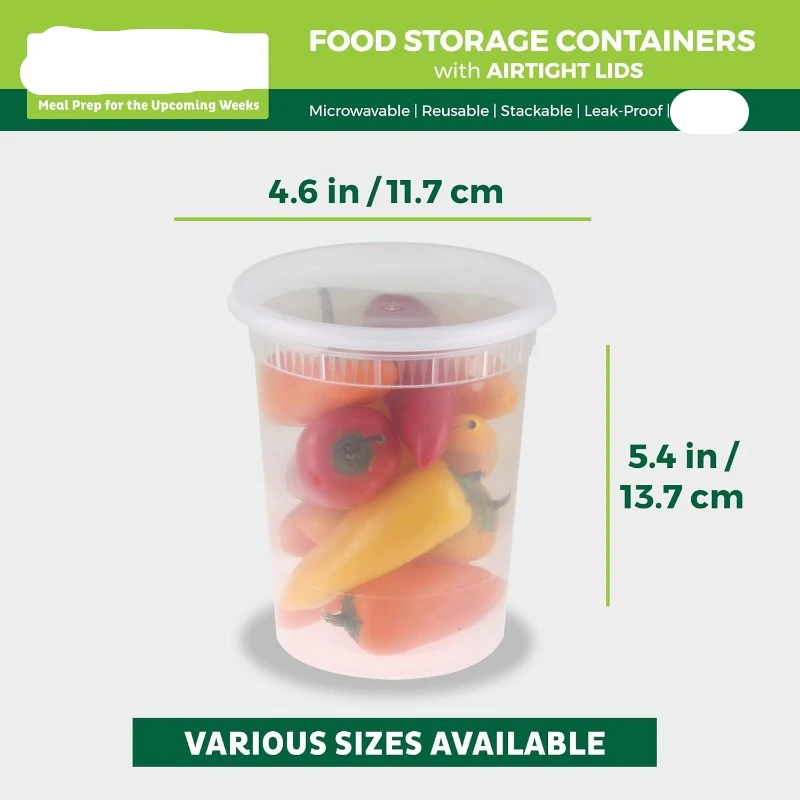 Contenedores de plástico con t - Meal Prep Container reseña y precio