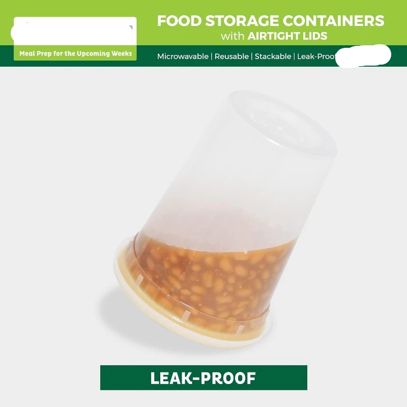 Contenedores de plástico con t - Meal Prep Container reseña y precio
