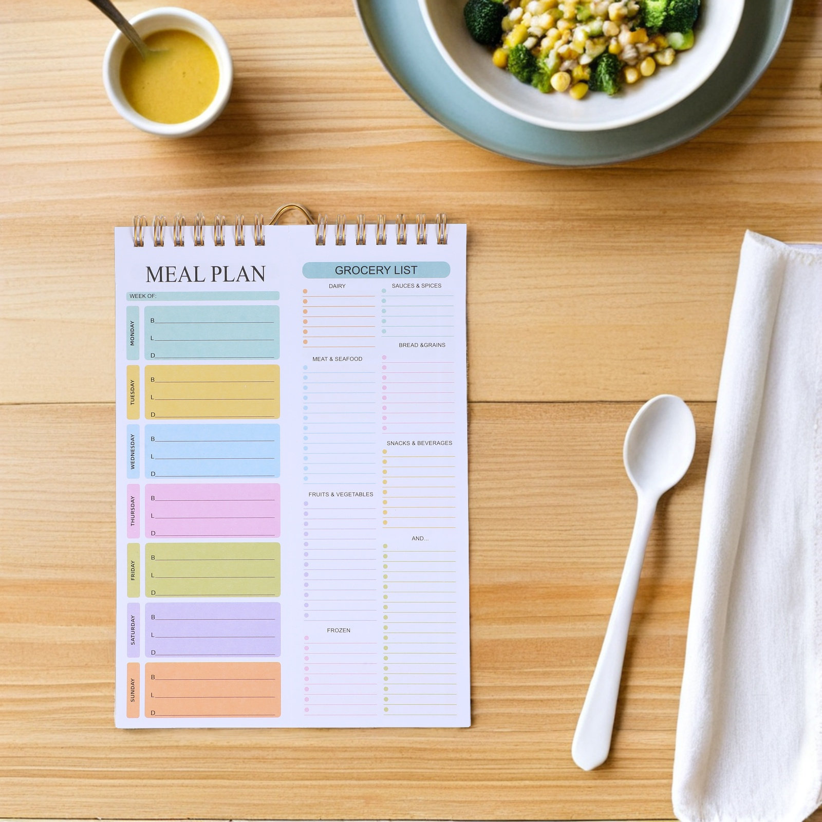 Cuaderno Planificador de Comid - Meal Prep Weekly reseña y precio