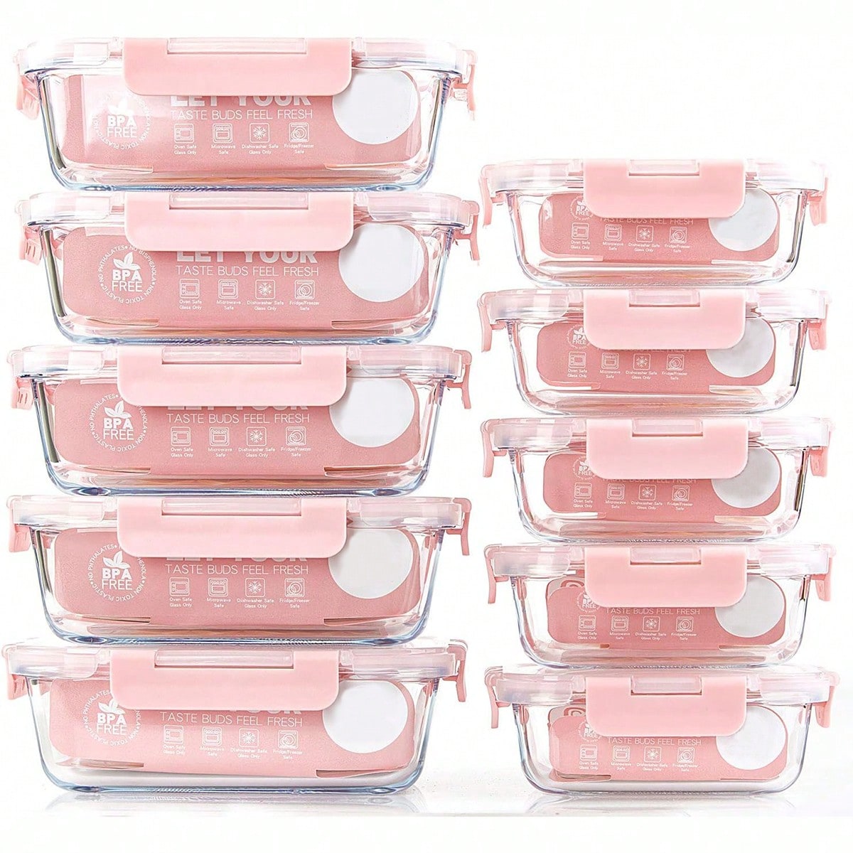 Paquete de 10 recipientes de v - Meal Prep Container reseña y precio