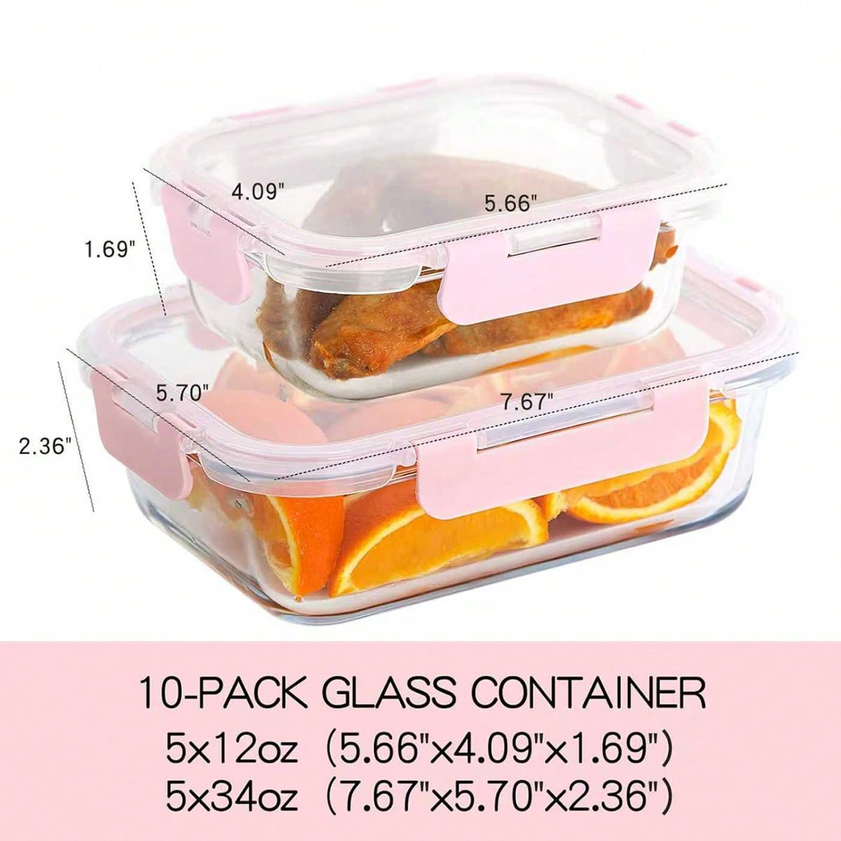 Paquete de 10 recipientes de v - Meal Prep Container reseña y precio