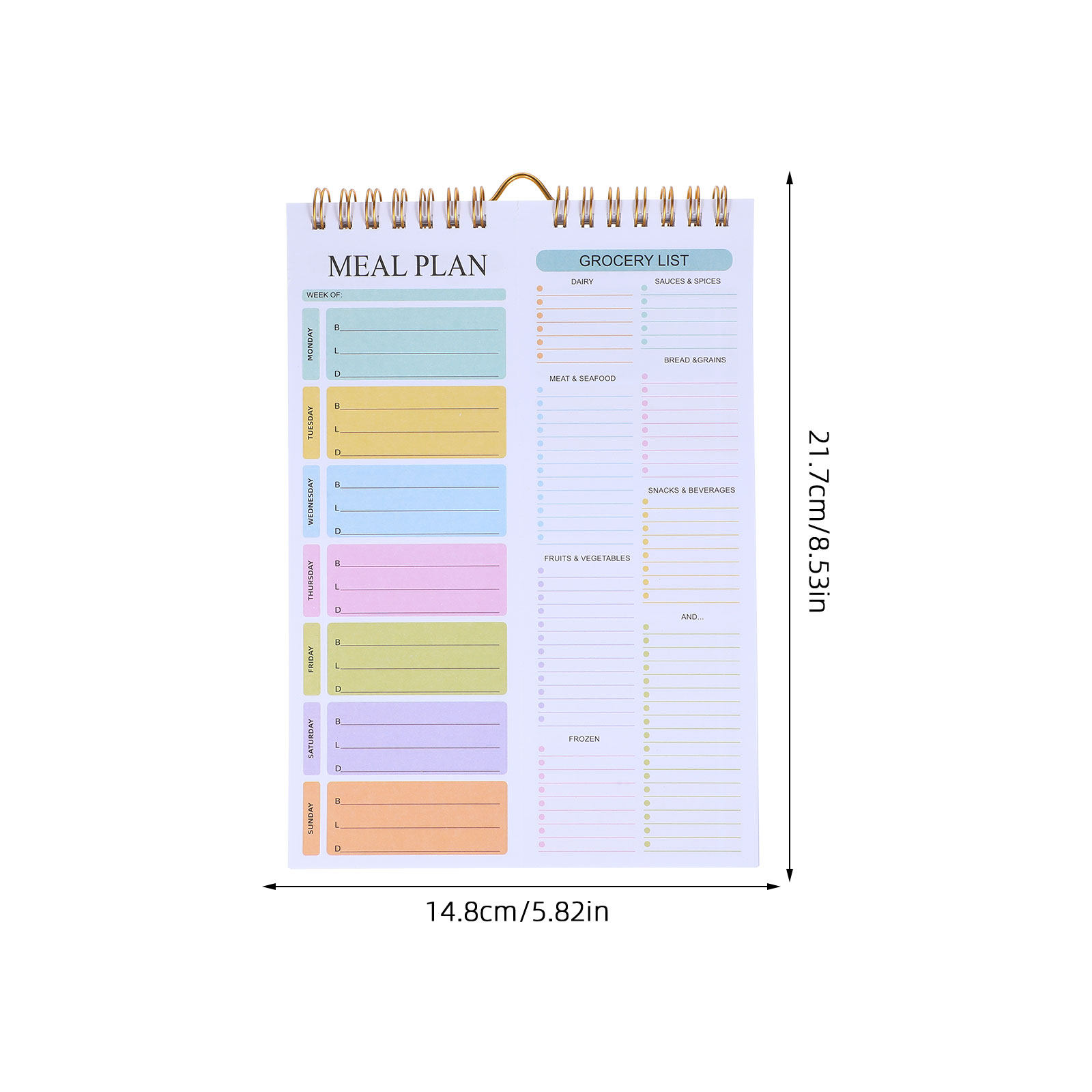 Cuaderno Planificador de Comid - Meal Prep Weekly reseña y precio