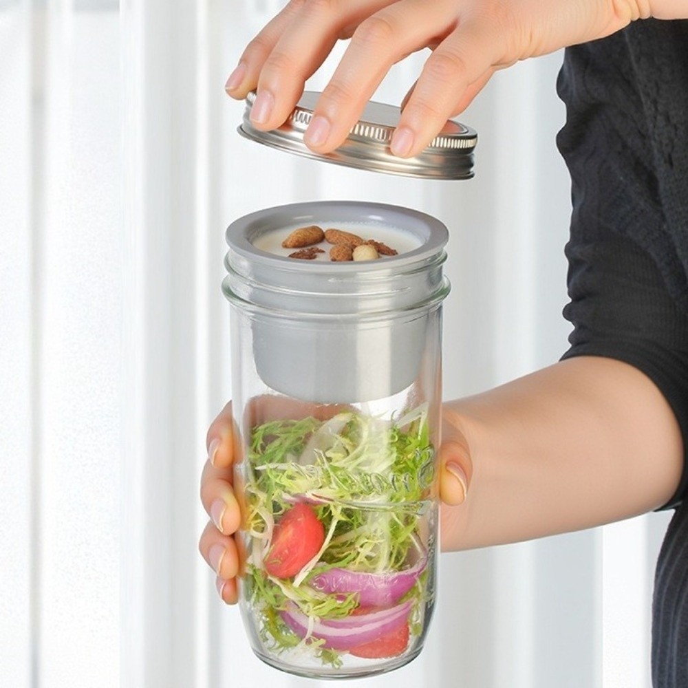 Frascos de Vidrio para Ensalad - Meal Prep Weekly reseña y precio
