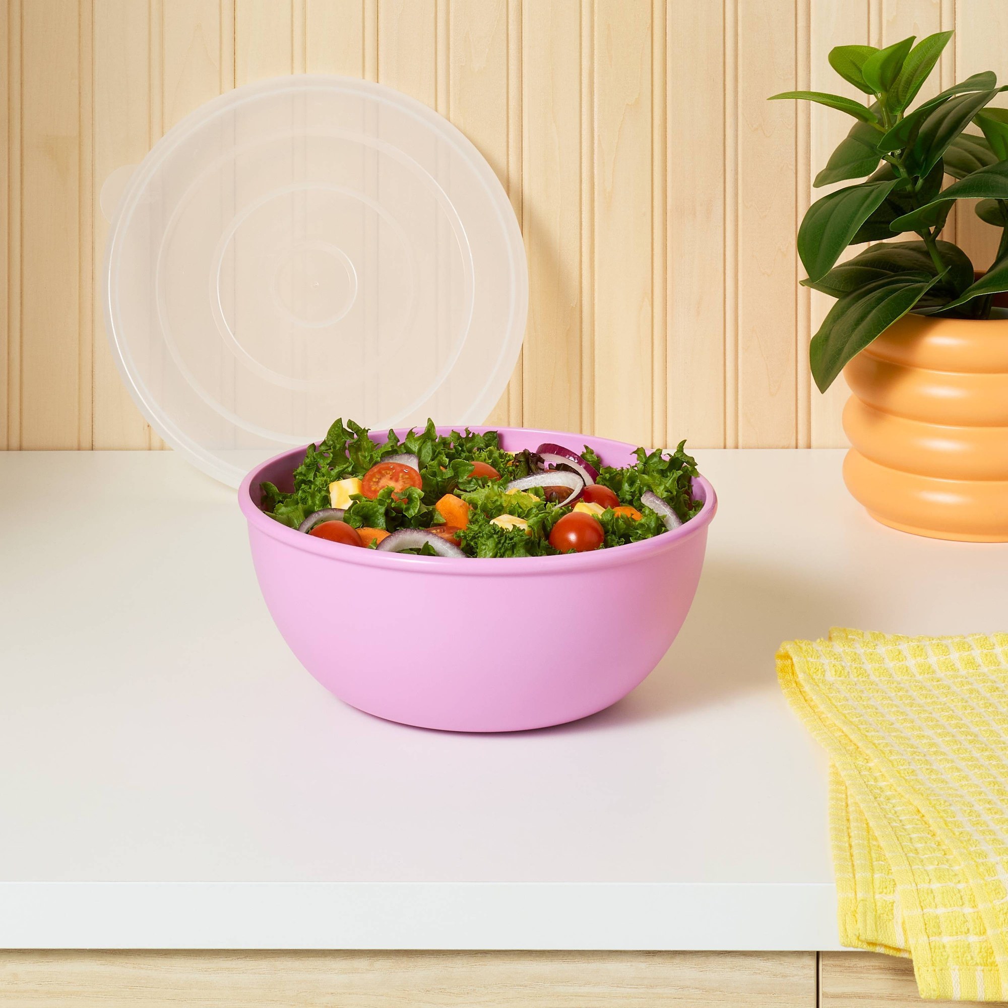 Tazón Rosa con Tapa a Juego, C - Meal Prep Container reseña y precio